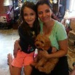 Cockapoo with Family